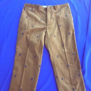 J McLaughlin embroidered scull and xbone pants